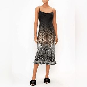 Camilla Midi Bias Slip Dress XS